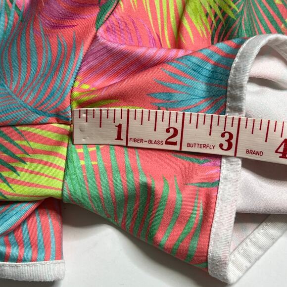 Jess Lea Tropical Print Activewear Shorts Pink Size Large - Picture 8 of 8